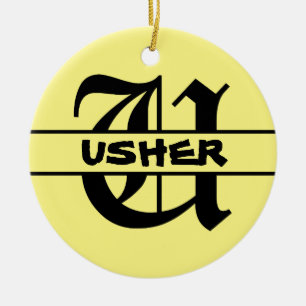 Customise Name Letter ornament 