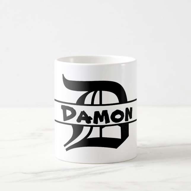 Customise Name Letter ornament  Coffee Mug (Center)