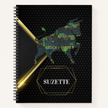 Customise Name | Personalised Traders Notebook