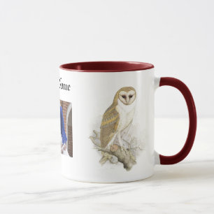 Customise Name Photo Owl Classic Mug, 11 oz Mug