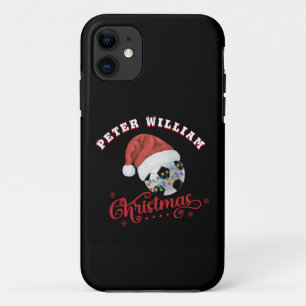 Customise Name Santa Christmas Soccer   Case-Mate iPhone Case