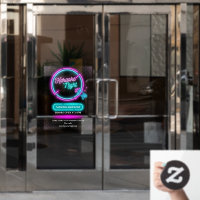 Customise Neon Karaoke Night Small Entrance Door