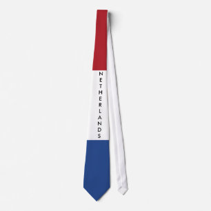 Customise Netherlands Flag Tie