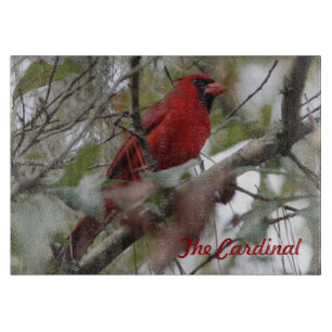 Customise Nice Cardinal photo Cutting Board