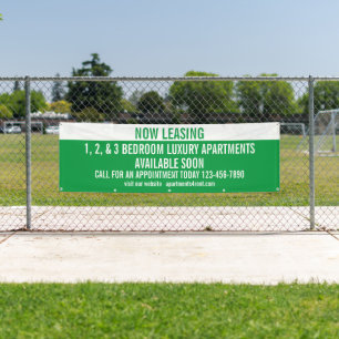 Customise Now Leasing Apartments For Rent  Banner