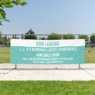 Customise Now Leasing Apartments For Rent Large Banner