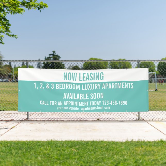 Customise Now Leasing Apartments For Rent Large Banner (Insitu)