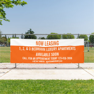 Customise Now Leasing Apartments For Rent Large  Banner