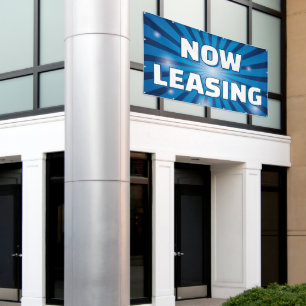 Customise Now Leasing Apartments Large Outdoor Banner