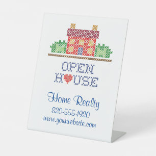 Customise Open House  Pedestal Sign