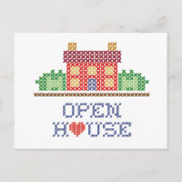 Customise Open House Postcard