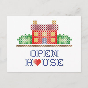 Customise Open House Postcard