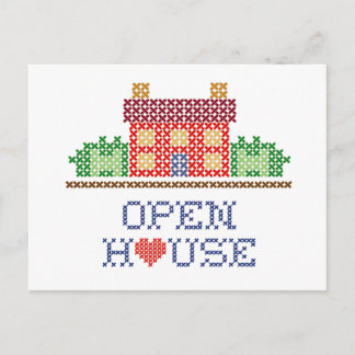 Customise Open House Postcard
