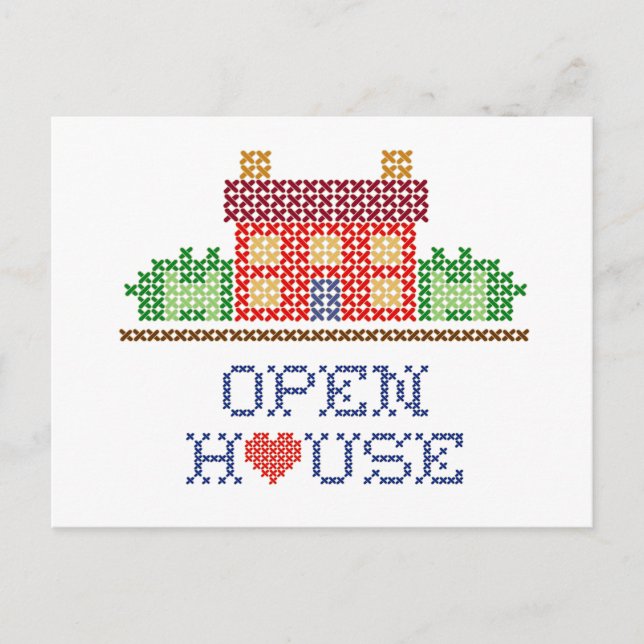 Customise Open House Postcard (Front)