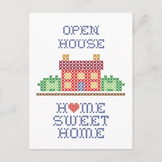 Customise Open House Postcard (Front)