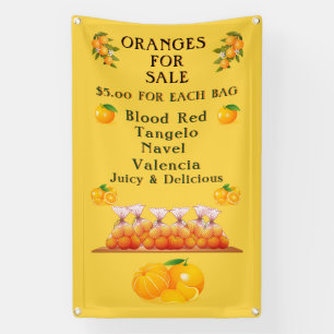 Customise Oranges For Sale Many Flavours Vertical Banner
