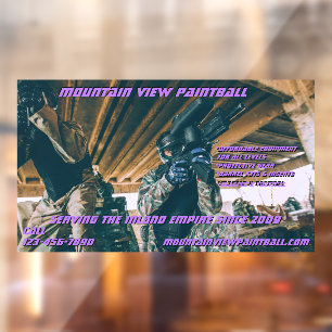 Customise Paintball Shop Gear Equipment Front