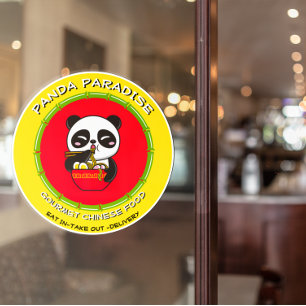 Customise Panda Bear Noodles Chinese Restaurant 