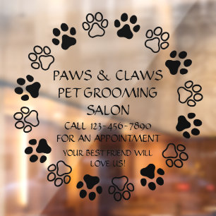 Customise Paws Claws Pet Grooming Front