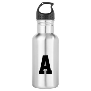 Customise, personalise Alphabet initial letter 532 Ml Water Bottle