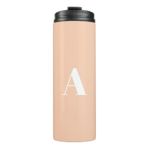 Customise personalise Alphabet initial letter Thermal Tumbler
