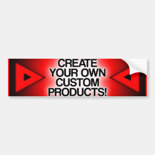 Customise / Personalise / Create your own Bumper Sticker