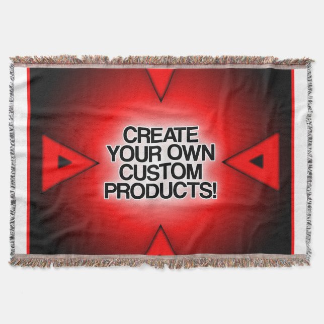 Customise / Personalise / Create your own Throw Blanket (Front)