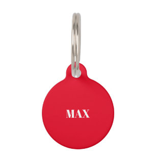 Customise personalise Double sided dog Name info Pet Tag