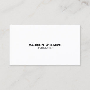 Customise personalise minimalist elegant business card