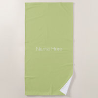 Customise personalise name monogram avocado green