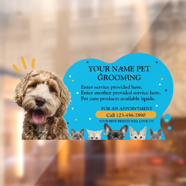 Customise Pet Grooming Dogs and Cats Colour Splash (Sheet 2)