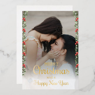 Customise Photo Wreath Merry Christmas