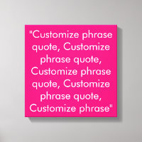 Customise phrase quote elegant fuchsia white