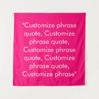 Customise phrase quote elegant fuchsia white