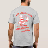 Customise Pizza Restaurant Detailed Graphic Back