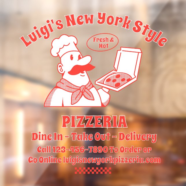 Customise Pizza Restaurant Front  (Sheet 2)