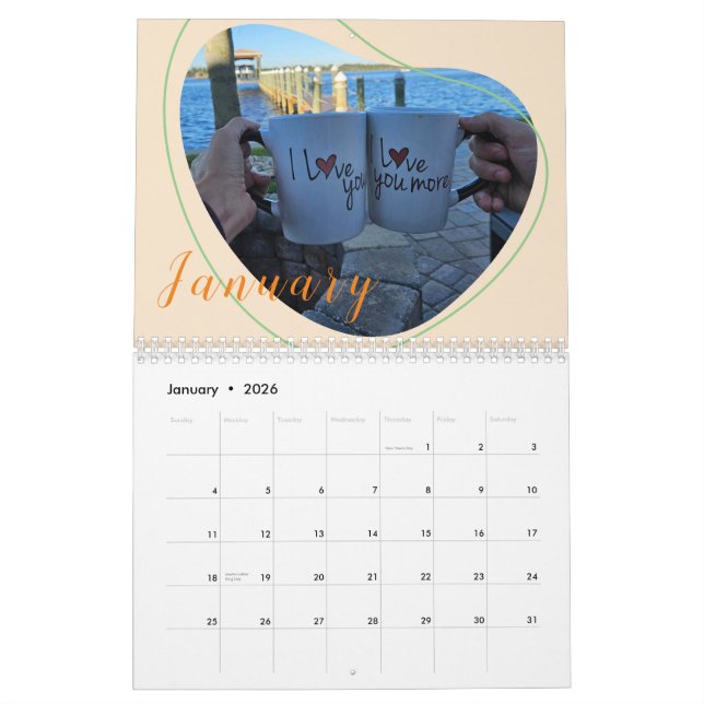Customise Printable Calendar (Jan 2026)