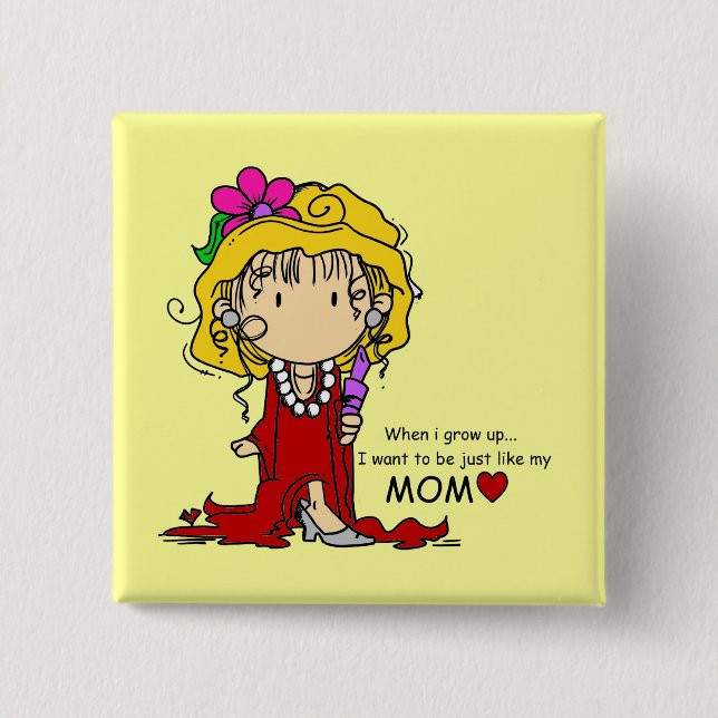 Customise Product 15 Cm Square Badge (Front)