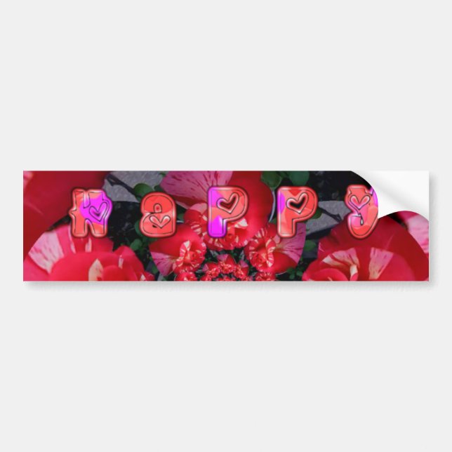 Customise Product Bumper Sticker (Front)