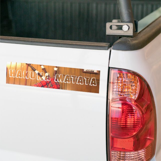 Customise Product Bumper Sticker (On Truck)