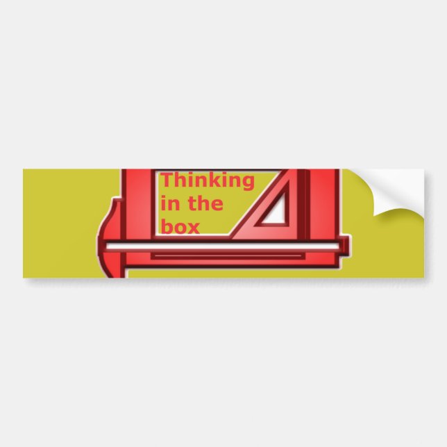 Customise Product Bumper Sticker (Front)
