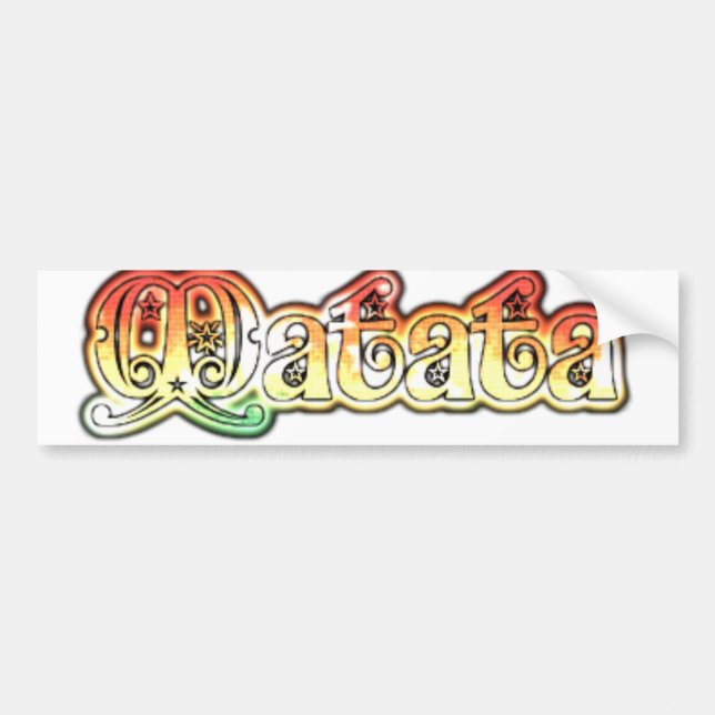Customise Product Bumper Sticker (Front)