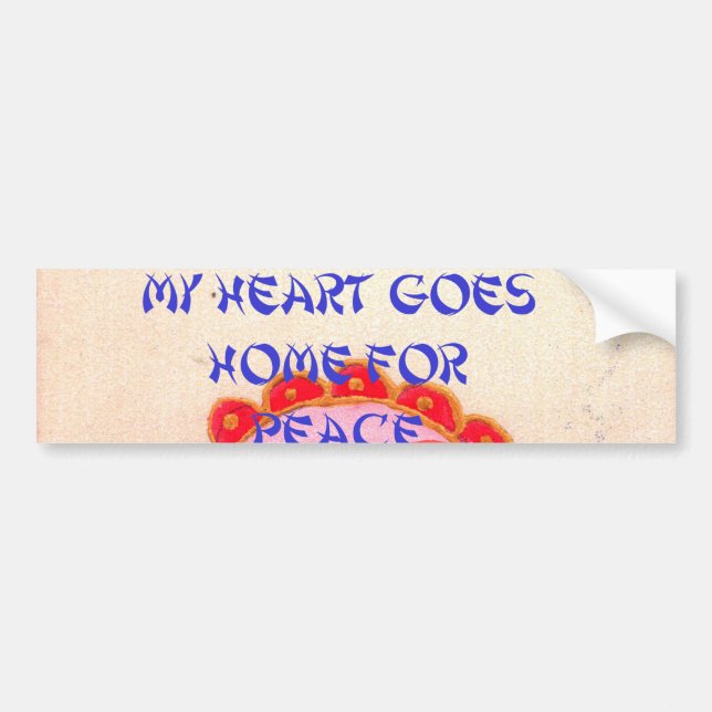 Customise Product Bumper Sticker (Front)