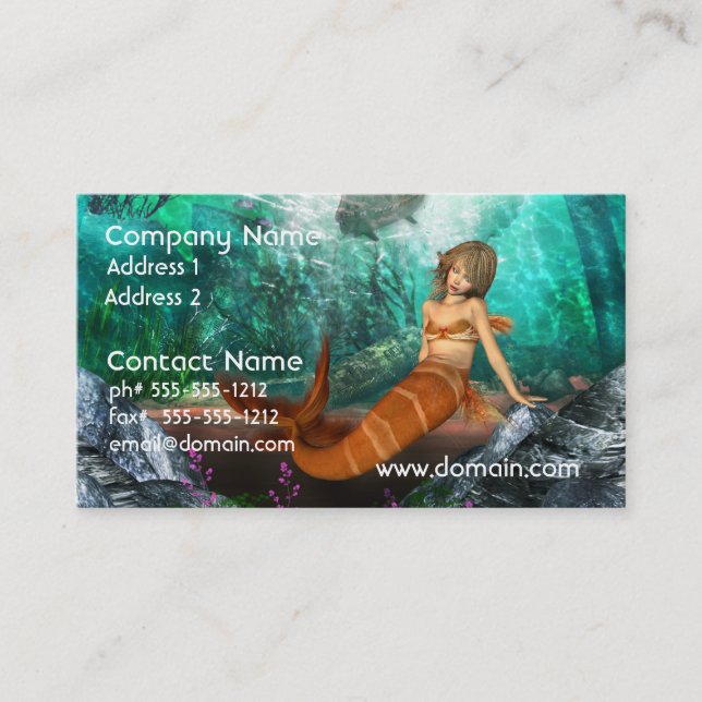 Customise Product Business Card (Front)