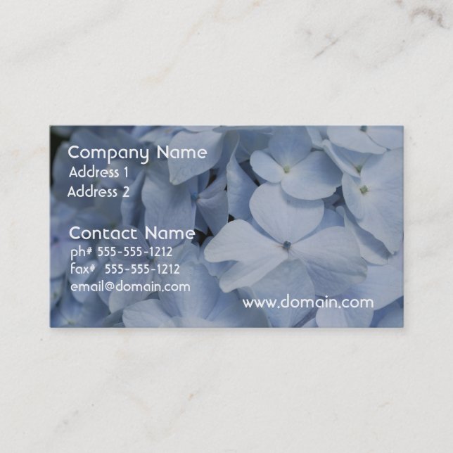Customise Product Business Card (Front)