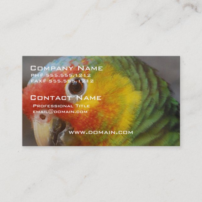 Customise Product Business Card (Front)