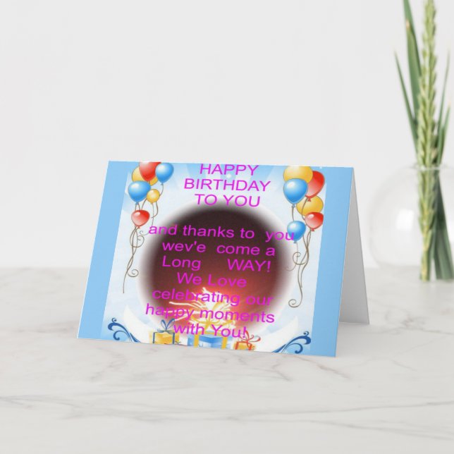 Customise Product Card (Front)