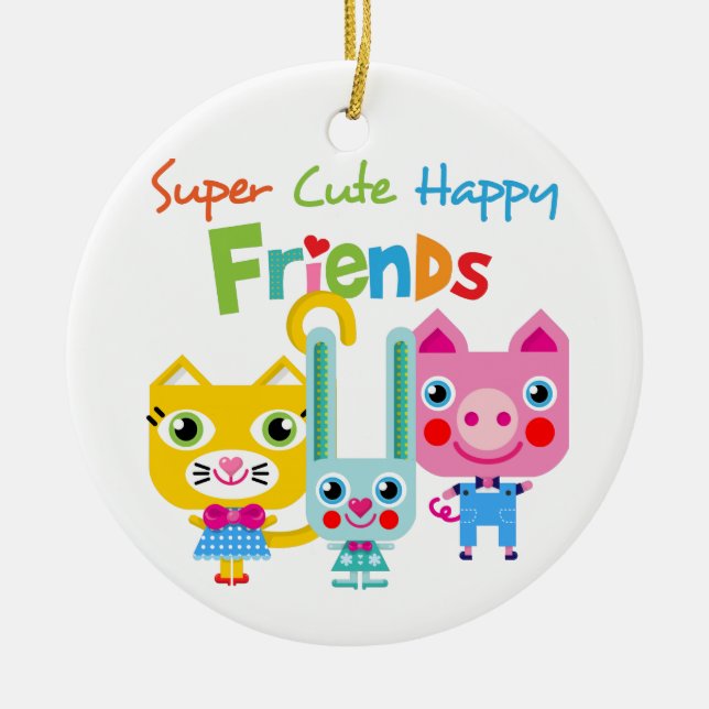 Customise Product Ceramic Tree Decoration (Front)