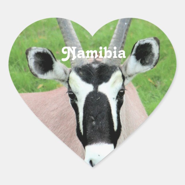 Customise Product Heart Sticker (Front)