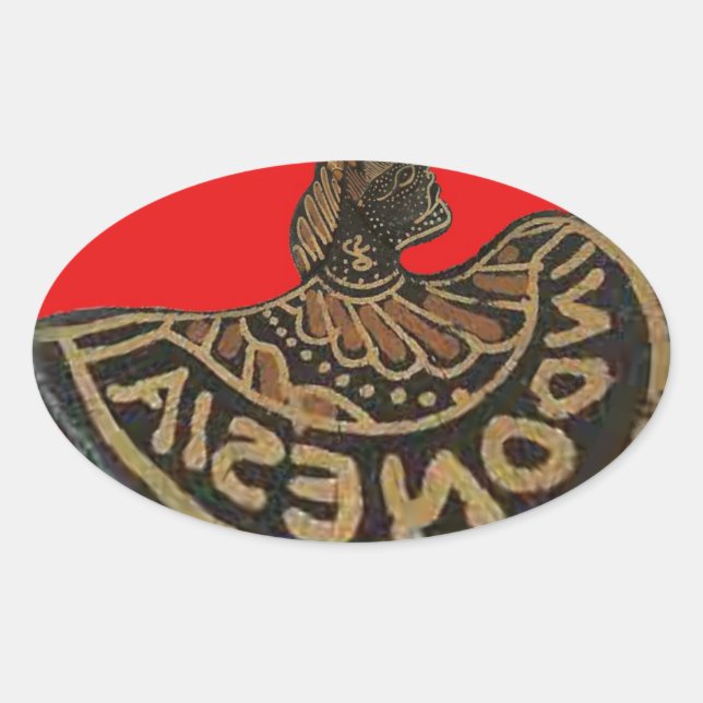 Customise Product Oval Sticker (Front)